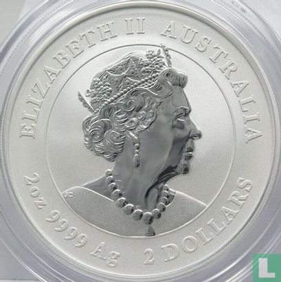 Australia 2 dollars 2022 (colourless) "Year of the Tiger" - Image 2