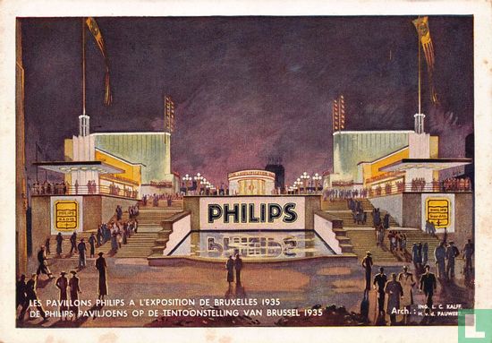 Les Pavillons Philips a l'Exposition de Bruxelles 1935 (dag) - Afbeelding 1
