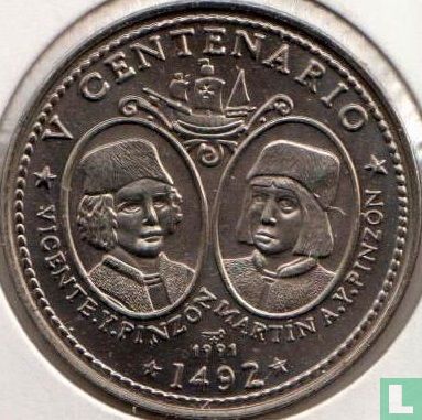 Cuba 1 peso 1991 "Pinzón brothers" - Afbeelding 1