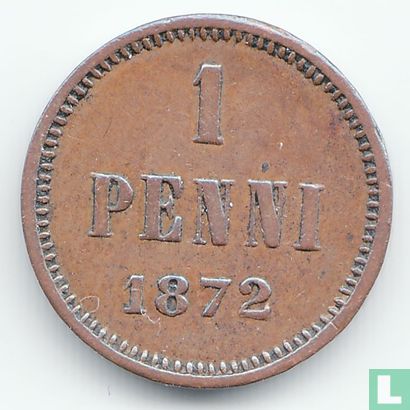 Finlande 1 penni 1872 - Image 1