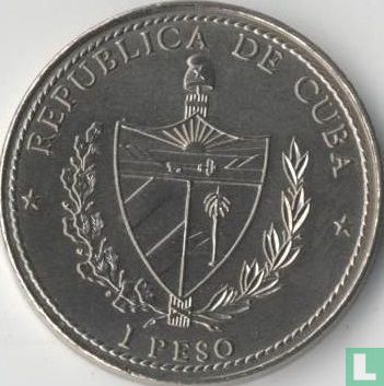 Cuba 1 peso 1990 "King Ferdinand of Spain" - Afbeelding 2