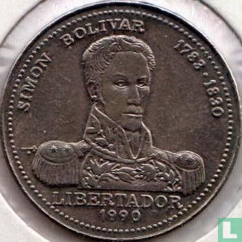 Cuba 1 peso 1990 "160th anniversary Death of Simon Bolivar" - Afbeelding 1