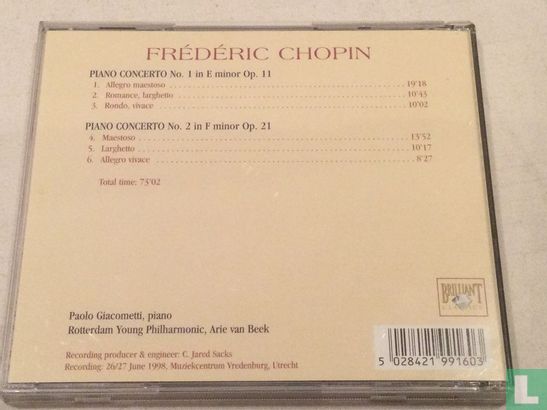 Chopin Piano Concertos 1 & 2 - Image 2