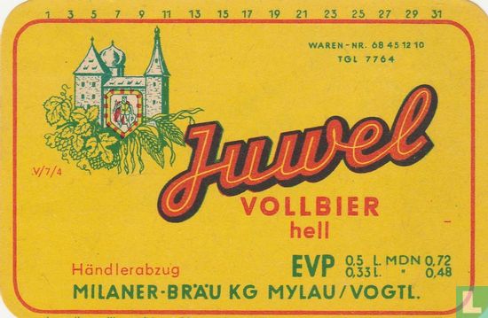 Juwel Vollbier Hell