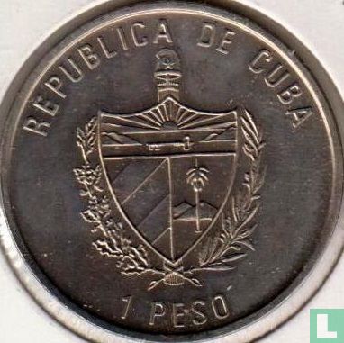 Cuba 1 peso 1991 "Alcalá Gate in Madrid" - Afbeelding 2