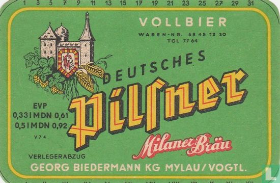 Deutsches Pilsner Vollbier