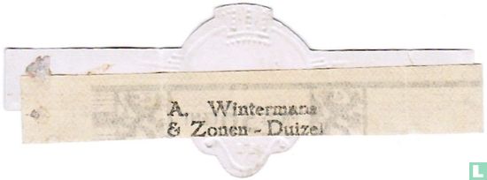 Prijs 36 cent - (Achterop: A. Wintermans & zonen - Duizel   - Afbeelding 2
