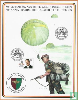 50e anniversaire des Parachutistes Belges