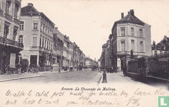 Anvers La Chaussee de Malines. - Afbeelding 1
