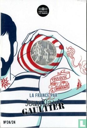France 10 euro 2017 (folder) "France by Jean Paul Gaultier - Toulouse" - Image 1