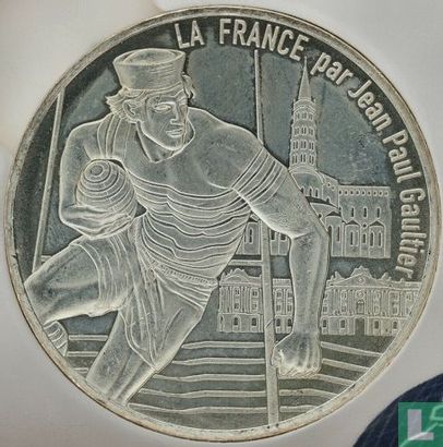 Frankreich 10 Euro 2017 (Folder) "France by Jean Paul Gaultier - Toulouse" - Bild 3
