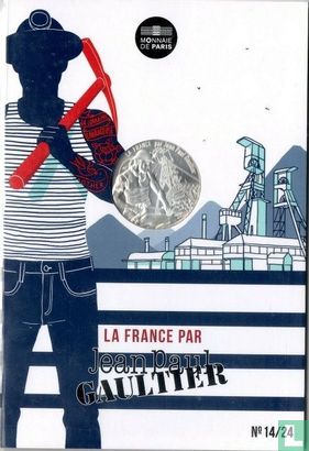 France 10 euro 2017 (folder) "France by Jean Paul Gaultier - La Lorraine" - Image 1