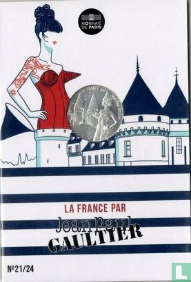 Frankrijk 10 euro 2017 (folder) "France by Jean Paul Gaultier - Touraine" - Afbeelding 1