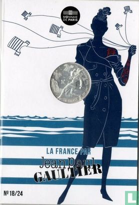 France 10 euro 2017 (folder) "France by Jean Paul Gaultier - the North" - Image 1