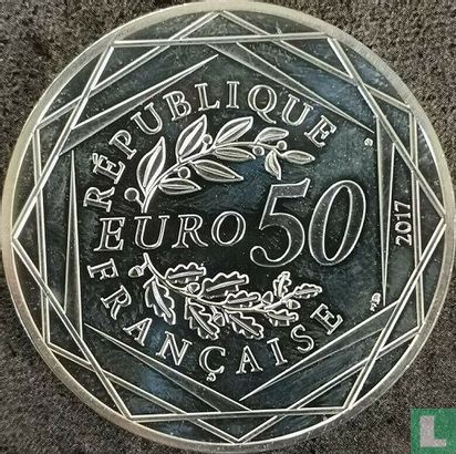 France 50 euro 2017 "France by Jean Paul Gaultier - the hen" - Image 1