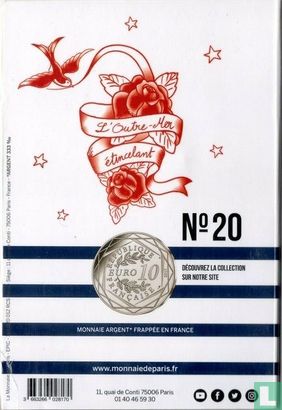 Frankreich 10 Euro 2017 (Folder) "France by Jean Paul Gaultier - Overseas territories" - Bild 2