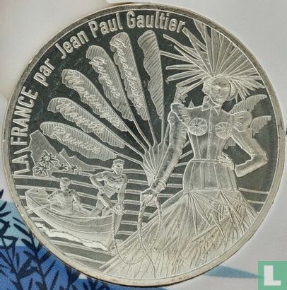 France 10 euro 2017 (folder) "France by Jean Paul Gaultier - Overseas territories" - Image 3