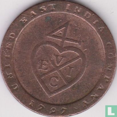 Madras 1/96 rupee 1797 - Afbeelding 1