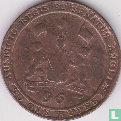 Madras 1/96 rupee 1797 - Afbeelding 2