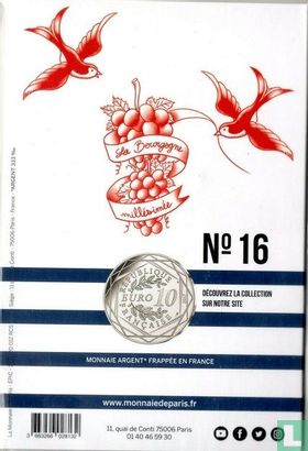 France 10 euro 2017 (folder) "France by Jean Paul Gaultier - Burgundy" - Image 2