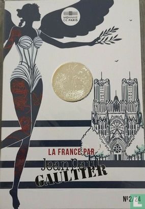 France 10 euro 2017 (folder) "France by Jean Paul Gaultier - Champagne" - Image 1