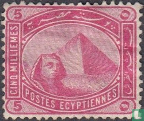 Sphinx and Cheop's Pyramid