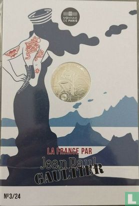 Frankrijk 10 euro 2017 (folder) "France by Jean Paul Gaultier - Auvergne" - Afbeelding 1