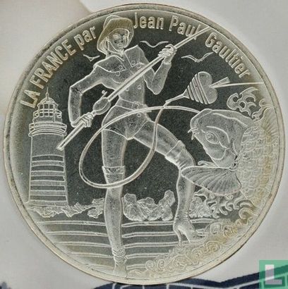 France 10 euro 2017 (folder) "France by Jean Paul Gaultier - fishing in Brittany" - Image 3