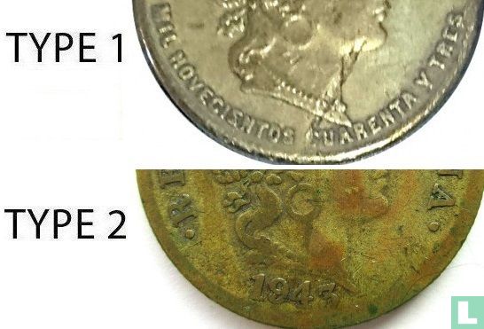 Peru 20 centavos 1943 (zonder S - type 1) - Afbeelding 3