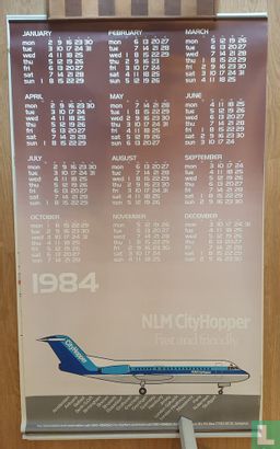 Diverse posters kalender NLM Cityhopper - Afbeelding 1
