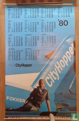 Diverse posters kalender NLM Cityhopper Fokker F27 F28 - Image 1