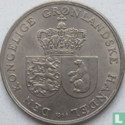 Greenland 1 krone 1964 - Image 1