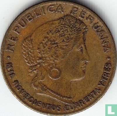 Peru 5 centavos 1943 (without S) - Image 1