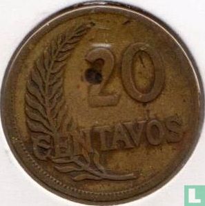 Peru 20 centavos 1943 (without S - type 2) - Image 2