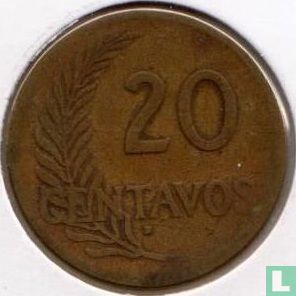 Peru 20 centavos 1943 (S) - Afbeelding 2