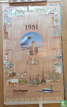 Diverse posters kalender NLM Cityhopper Fokker F27 F28 - Image 2