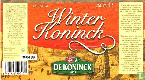 Winter Koninck 75 cl (variant) - Image 1