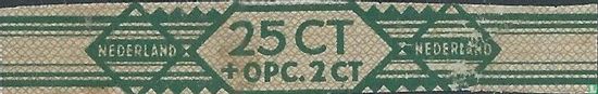 25 cent + opc.2 ct - (Achterop: E.N.E.C.O. Rotterdam - Afbeelding 1