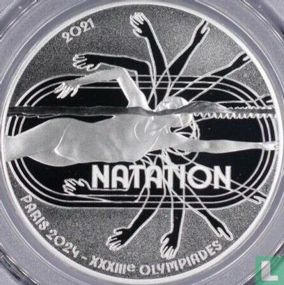 France 10 euro 2021 (PROOF) "2024 Summer Olympics in Paris - Swimming" - Image 1