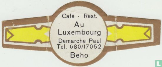 Café-Rest. Au Luxembourg Demarche Paul Tel. 080/17052 Beho - Bild 1