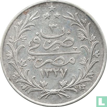 Egypte 20 qirsh  AH1327-3 (1911) - Afbeelding 1