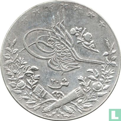 Egypt 20 qirsh  AH1327-3 (1911) - Image 2