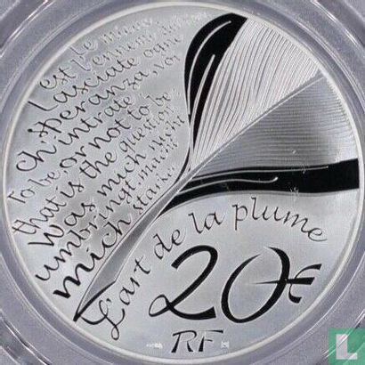 Frankrijk 20 euro 2021 (PROOF) "700th anniversary Death of Dante Alighieri" - Afbeelding 2