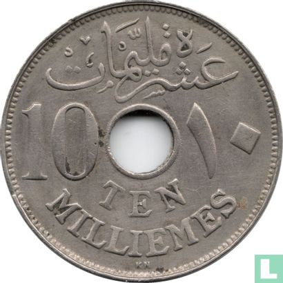 Egypte 10 milliemes 1917 (AH1335 - KN) - Afbeelding 2