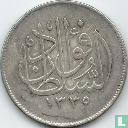Egypte 10 piastres 1920 (AH1338) - Afbeelding 2