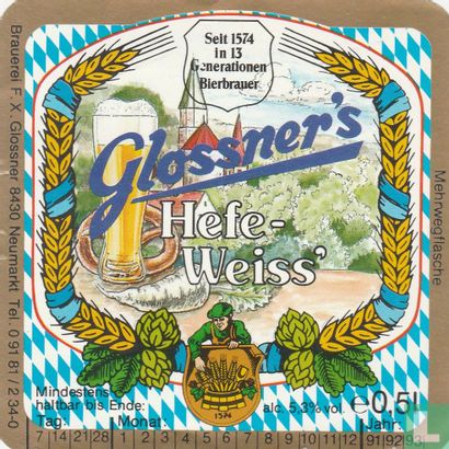 Glossner's Hefe-Weiss