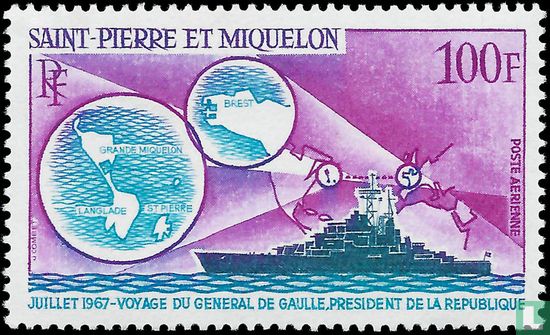 Bezoek van generaal De Gaulle