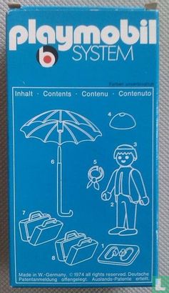Playmobil Man met Paraplu / Man with Umbrella - Image 2