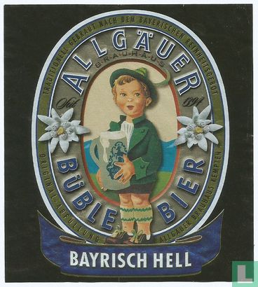 Allgäuer Büble Bier Bayrisch Hell - Bild 1