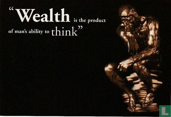 0632 - Sanders and Beckingham "Wealth is the product..." - Afbeelding 1